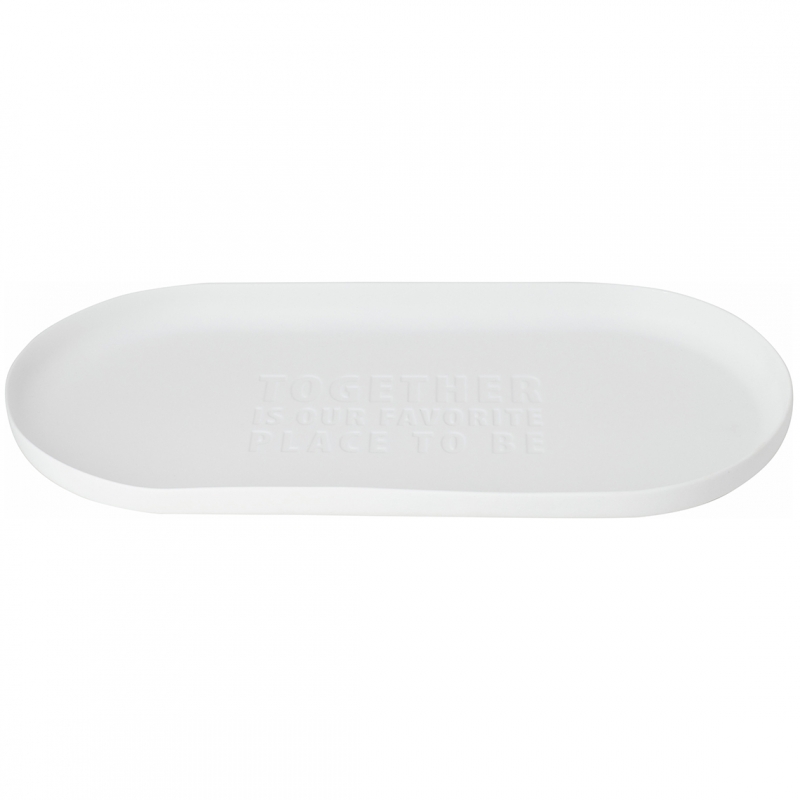 Raeder - World Of Words.  Μακρόστενο Πορσελάνινο Μπολ Together Is Our Favorite Place To Be