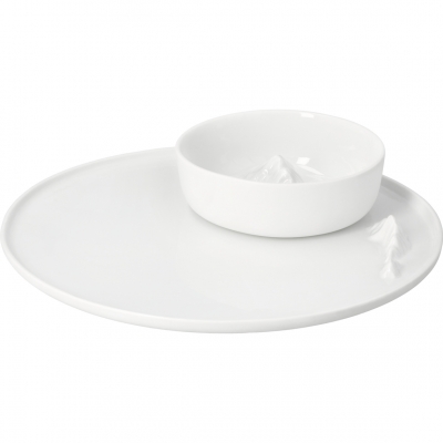 Raeder - Mountain Air. Πορσελάνινο Σετ Πιατέλα και Μπολ Summit Meeting