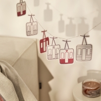 Raeder - Mountain Air. Χάρτινη Διακοσμητική Γιρλάντα Gondolas