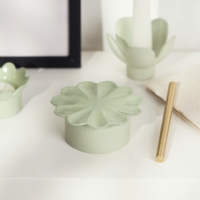 Raeder - Softone. Κεραμικό Μπολ Με Καπάκι Flower Green