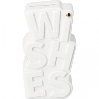 Raeder - Word fragments. Πορσελάνινος Κουμπαράς Wishes