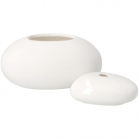 Raeder - Natural elements. Κεραμικό Μίνι Βάζο White Pebbles