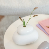 Raeder - Natural elements. Κεραμικό Μίνι Βάζο White Pebbles