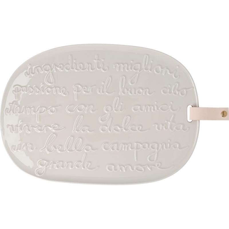 Raeder - Cucina Italiana. Κεραμική Πιατέλα Vivere la dolce vita