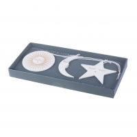 Trevoly by Raeder - Σετ 3 Πορσελάνινα Στολίδια Sun Moon Star Trevoly by Raeder - Σετ 3 Πορσελάνινα Στολίδια Sun Moon Star