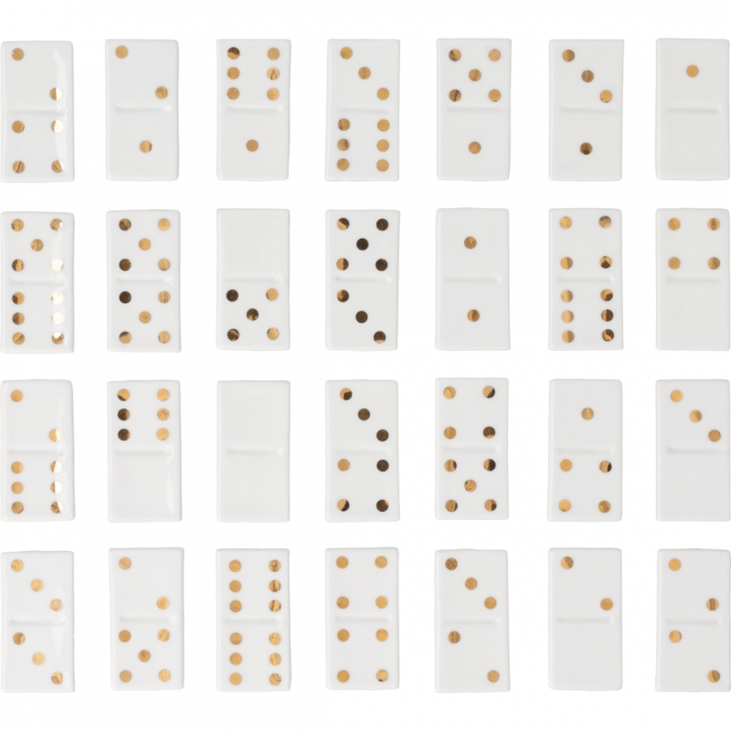 Trevoly By Raeder - Πορσελάνινο Επιτραπέζιο Παιχνίδι Ντόμινο