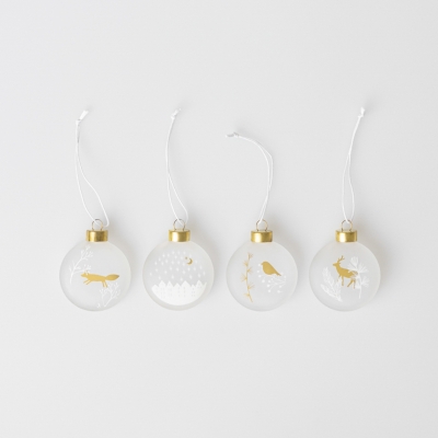 Raeder - Σετ 4 Χριστουγεννιάτικα Στολίδια Frosted Medallions Raeder - Σετ 4 Χριστουγεννιάτικα Στολίδια Frosted Medallions