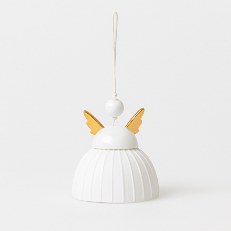 Raeder - Πορσελάνινο Αγγελάκι Καμπανάκι Gold Wings Raeder - Πορσελάνινο Αγγελάκι Καμπανάκι Gold Wings