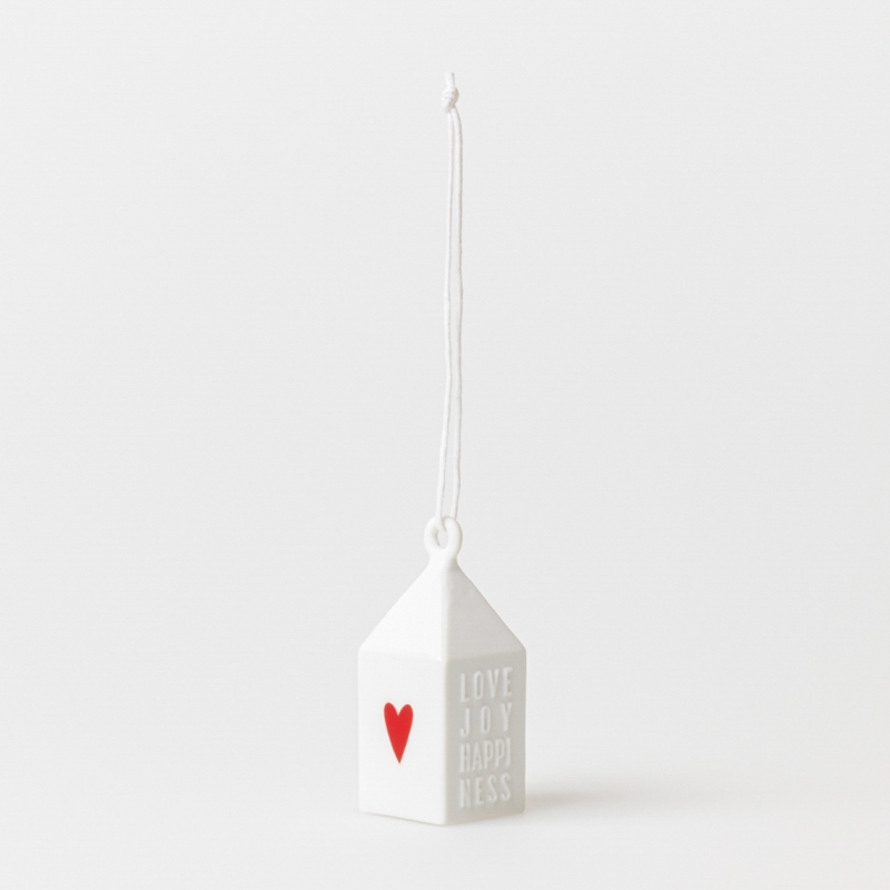 Raeder - Πορσελάνινο Στολίδι Bell Cottage Love Joy Happiness