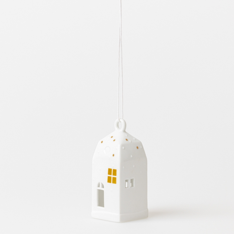 Raeder - Πορσελάνινο Στολίδι Christmas House Hanger Snow