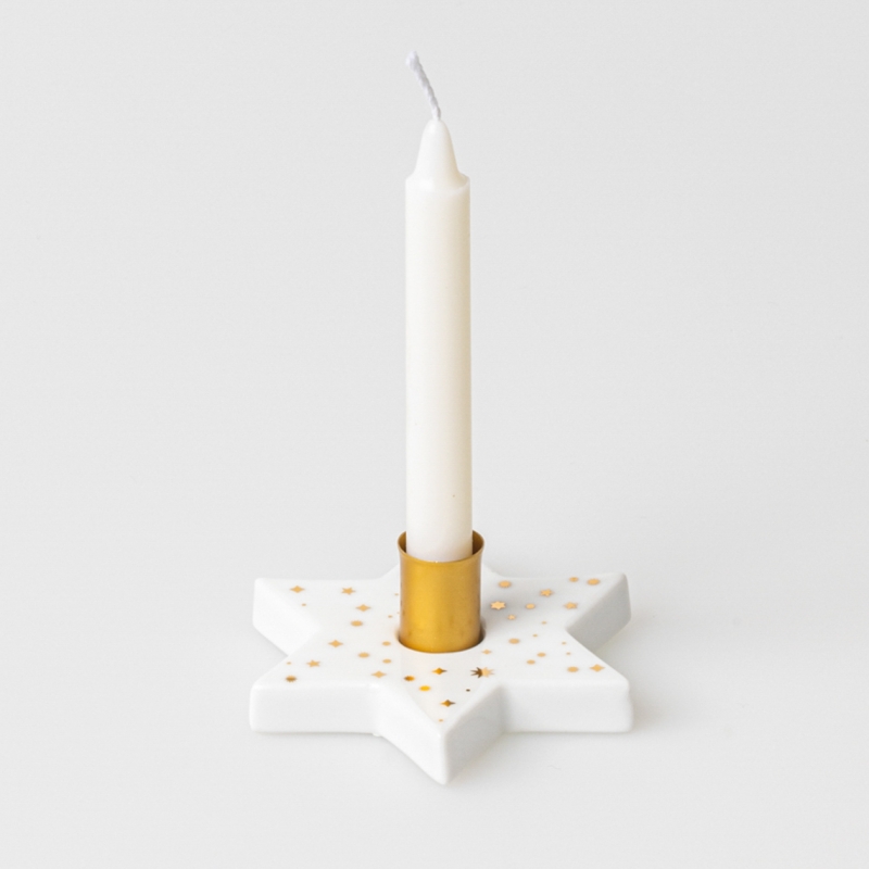 Raeder - Πορσελάνινο Κηροπήγιο Winter Light Stars