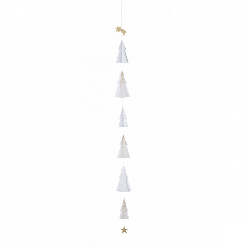 Raeder - Διακοσμητική Γιρλάντα Fir Paper Snowflakes