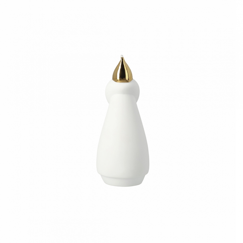 Raeder - Πορσελάνινη Φιγούρα Φωτάκι LED Santa In A Coat