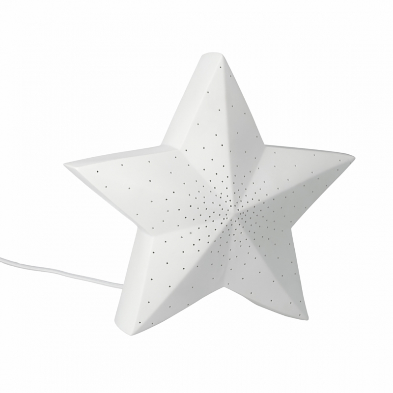 Raeder - Πορσελάνινo Διακοσμητικό Φωτιστικό Star Light