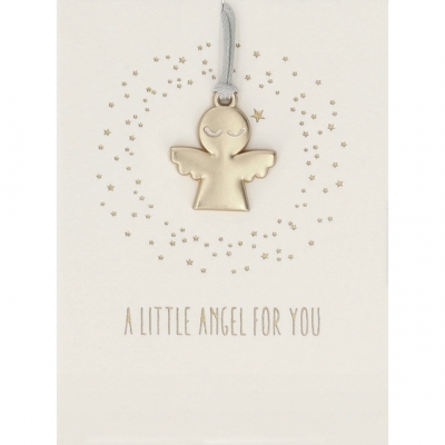 Raeder - Μίνι Κάρτα Με Μεταλλικό Στολίδι Angel Raeder - Μίνι Κάρτα Με Μεταλλικό Στολίδι Angel