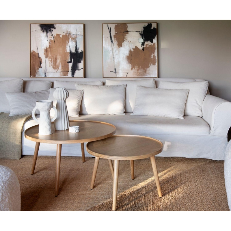 Andrea House - Χειροποίητος Πίνακας Ζωγραφικής Abstract Esauira 80x80cm