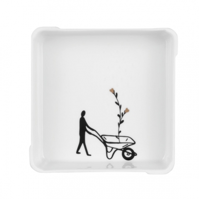 Raeder - Πορσελάνινο Πιατάκι Flower Wheelbarrow Raeder - Πορσελάνινο Πιατάκι Flower Wheelbarrow
