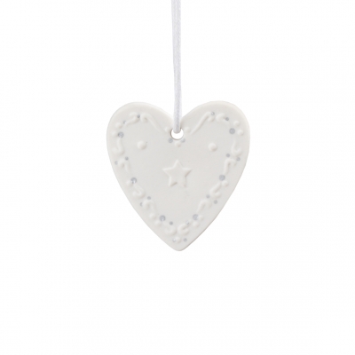 Raeder - Πορσελάνινο Στολίδι Καρδιάt Star