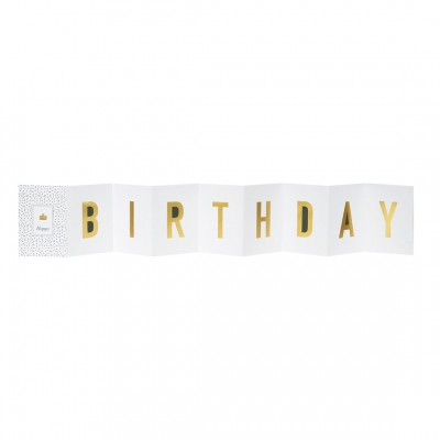 Raeder - Αναδιπλούμενη Ευχετήρια Κάρτα "Happy Birthday"