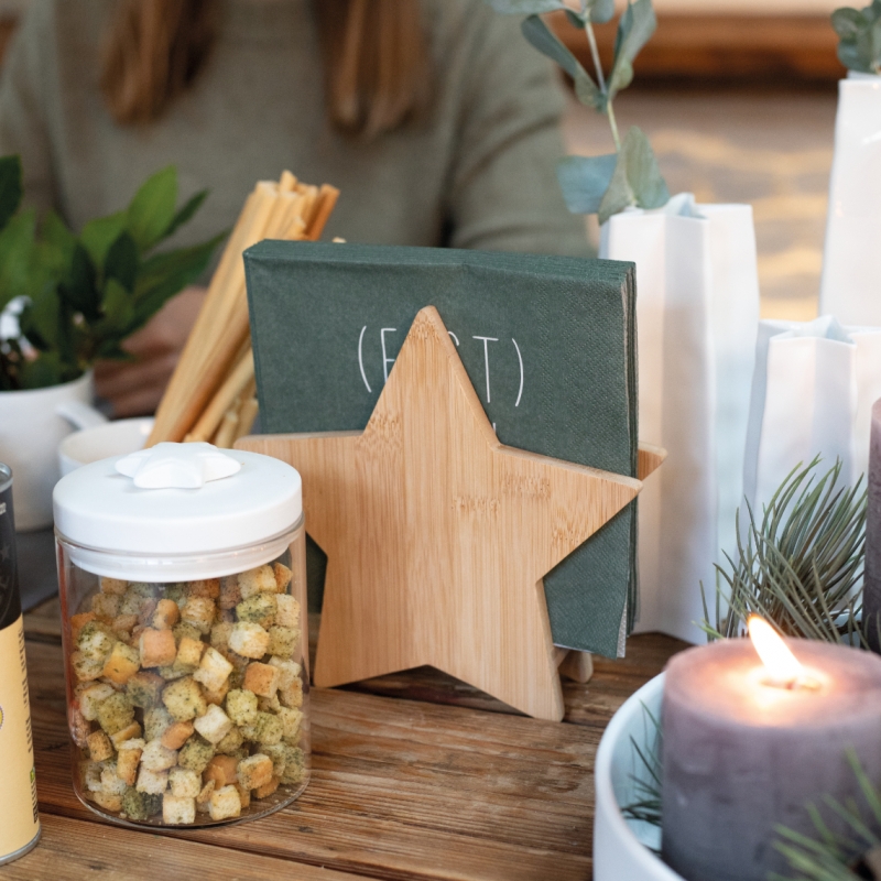 Raeder - Bamboo Θήκη Για Χαρτοπετσέτες Star Raeder - Bamboo Θήκη Για Χαρτοπετσέτες Star