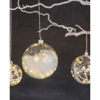 Raeder - Γυάλινη Μπάλα LED Dots Large