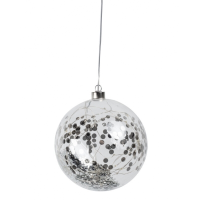 Raeder - Γυάλινη Μπάλα LED Confetti Large