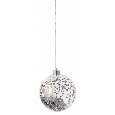 Raeder - Γυάλινη Μπάλα LED Confetti Small