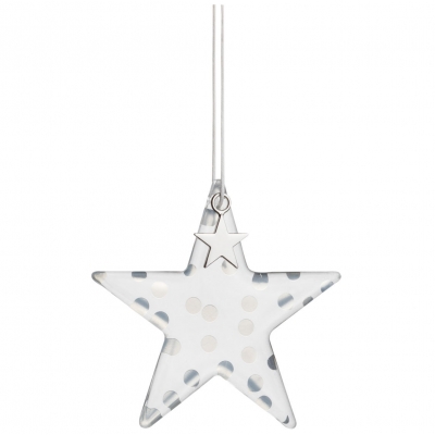 Raeder - Γυάλινο Στολίδι Silver Dots