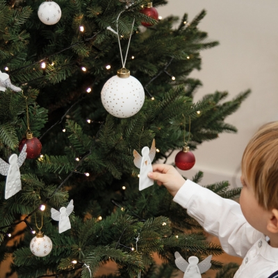 Raeder - Πορσελάνινο Αγγελάκι Dots Stamped