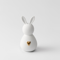 Raeder - Πορσελάνινο Διακοσμητικό Κουνελάκι Bunny Man Golden Heart Small Raeder - Πορσελάνινο Διακοσμητικό Κουνελάκι Bunny Man Golden Heart Small