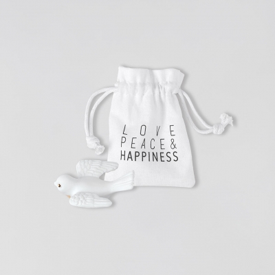 Raeder - Πορσελάνινο Lucky Charm Love Peace And Happiness Raeder - Πορσελάνινο Lucky Charm Love Peace And Happiness