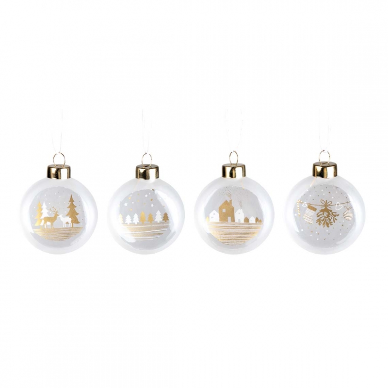 Raeder - Σετ 4 Χριστουγεννιάτικα Στολίδια Frosted Medallions Raeder - Σετ 4 Χριστουγεννιάτικα Στολίδια Frosted Medallions
