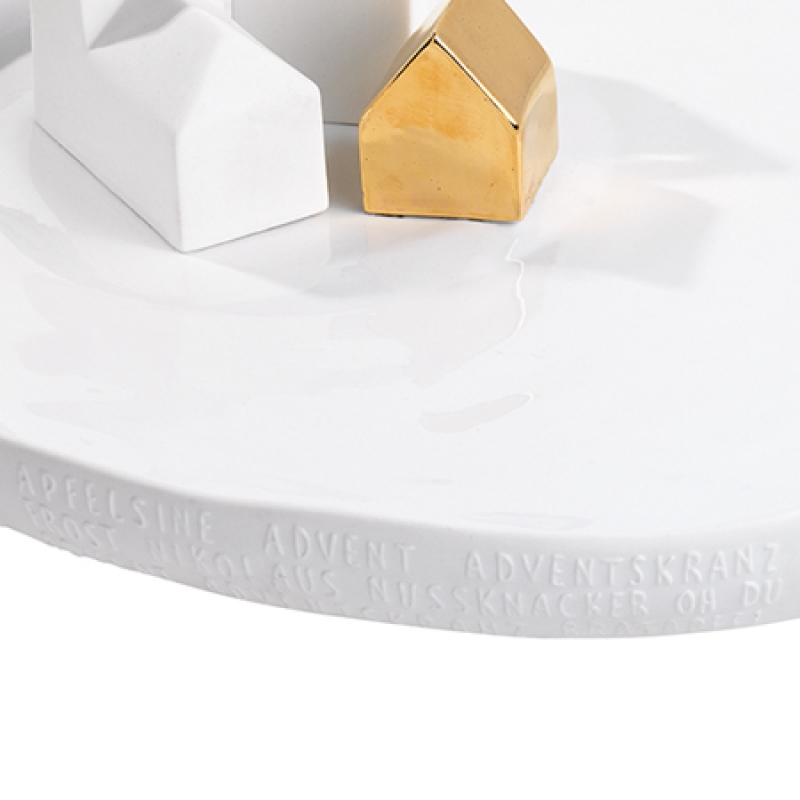 Raeder - Πορσελάνινη Πιατέλα Christmas Magic Landscape Houses