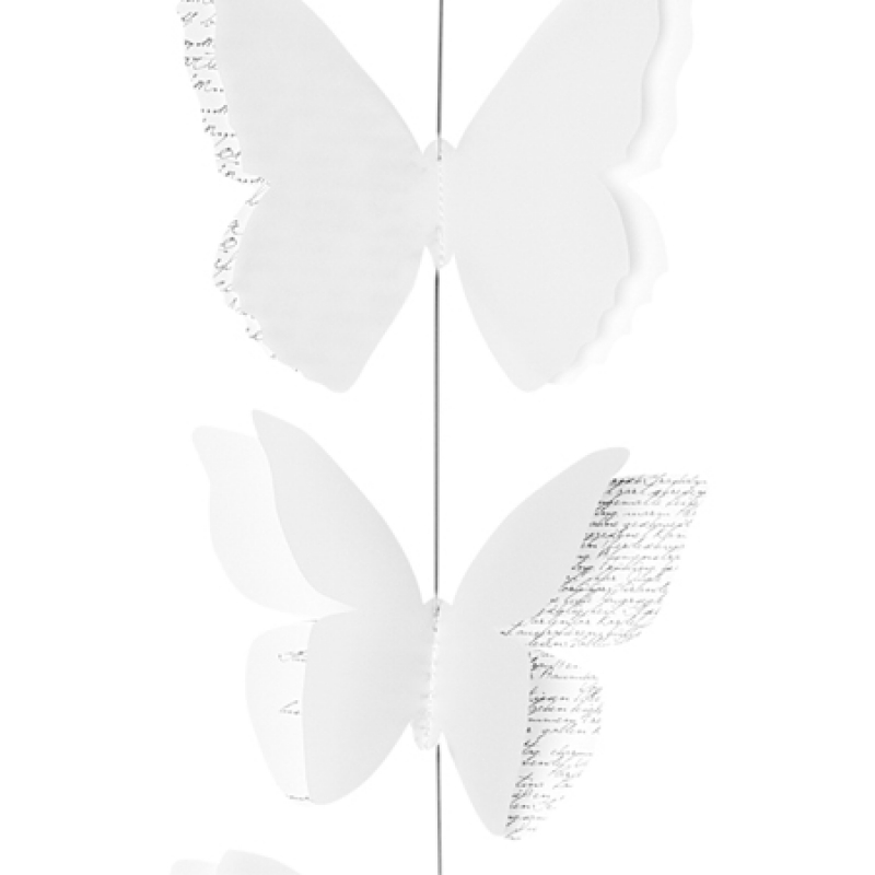 Raeder - Blossom. Χάρτινη Διακοσμητική Γιρλάντα Butterfly necklace