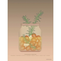 Vissevasse - Αφίσα 30x40cm Oven Baked Tomatoes