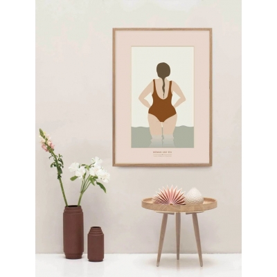 Vissevasse - Αφίσα 30x40cm Woman And Sea