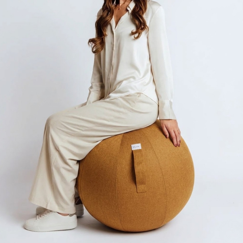 Vluv - Seating Ball Leiv 65cm Curcuma Vluv - Seating Ball Leiv 65cm Curcuma