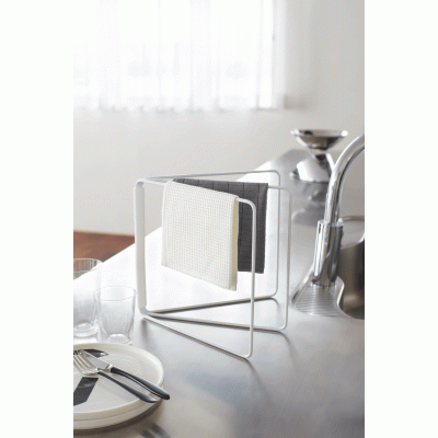 Yamazaki - Αναδιπλούμενη Κρεμάστρα Για Πετσέτες Κουζίνας WH