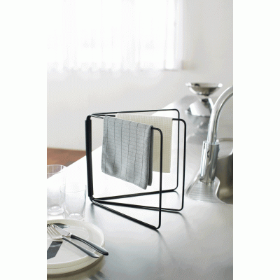 Yamazaki - Αναδιπλούμενη Κρεμάστρα Για Πετσέτες Κουζίνας BK