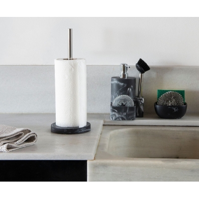 Andrea House - Βάση Για Χαρτί Κουζίνας Black Marble