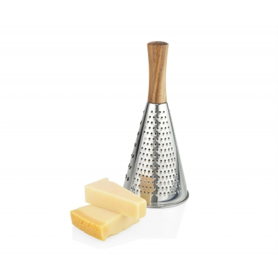 Andrea House - Κωνικός Τρίφτης Τυριού Με Ξύλινη Λαβή Inox Andrea House - Κωνικός Τρίφτης Τυριού Με Ξύλινη Λαβή Inox