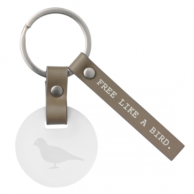 Raeder - Δερμάτινο Μπρελόκ "Free Like A Bird"