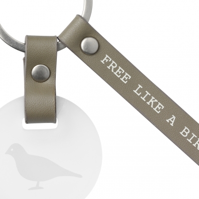 Raeder - Δερμάτινο Μπρελόκ "Free Like A Bird"