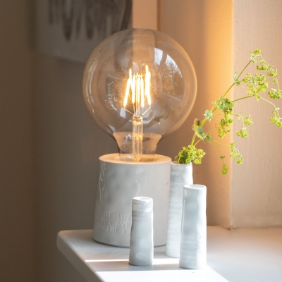 Raeder - Μίνι Βάζα Πορσελάνης Room Poetry Grey Σετ 3 τμχ