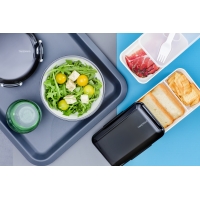 Takenaka - Bento Bite Box Dual Black Pepper Από Ανακυκλωμένο PET 17,2 x 10,9 x 10,6 cm
