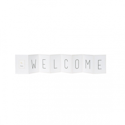 Raeder - Αναδιπλούμενη Ευχετήρια Κάρτα "Welcome Baby"