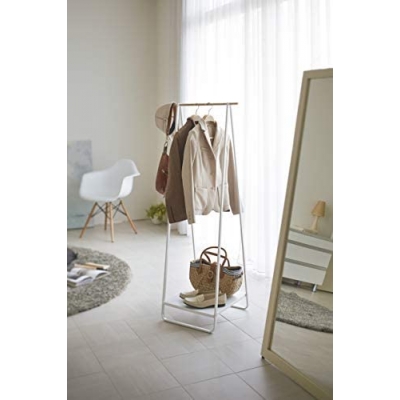 Yamazaki - Σταντ Ρούχων Με Ράφι Slim WH Yamazaki - Σταντ Ρούχων Με Ράφι Slim WH