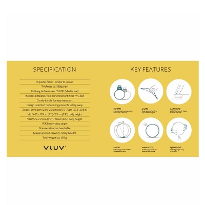 Vluv - Seating Ball Vega 65cm Dark Grey Vluv - Seating Ball Vega 65cm Dark Grey