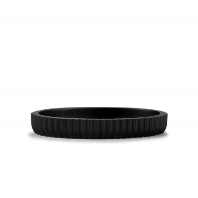 Andrea House - Βάση Για Σαπούνι Black Resin Stripes