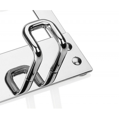 Andrea House - Κρεμάστρα Πόρτας Silver Chrome